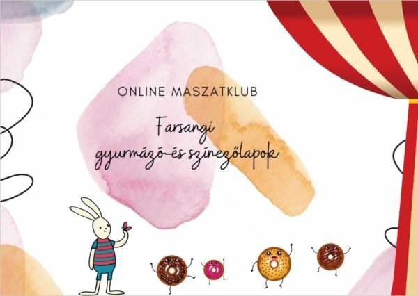 Farsangi gyurmázólapok