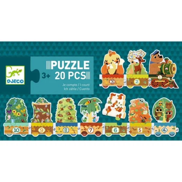 Sorozatkirakó puzzle - 10-ig számolok